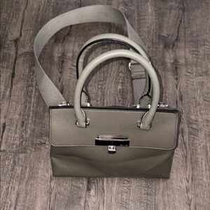 Calvin Klein Gray Satchel Bag